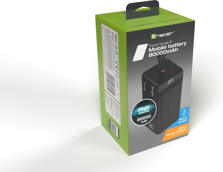 Produktbild Tracer 47519 Vouge-8 80000mAh Power Bank (80000 mAh)