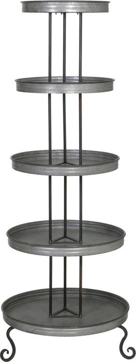 Immagine prodotto Light & Living TOBAGA Etagere a 5 piani argento 165 cm