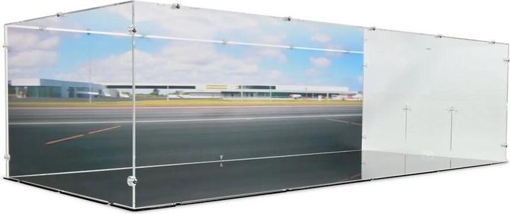 Image du produit iDisplayit Présentoir en acrylique pour LEGO® 10318 Concorde (avec support et image d'arrière-plan)