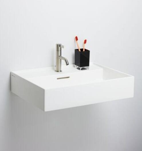 Image du produit Laufen Kartell lavabo à encastrer, 1 trou pour robinet, avec trop-plein, 500x460mm, H810332 (360 mm, 500 mm)