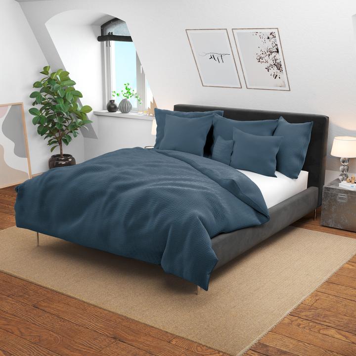 Actual product image Lotus Bettwaren Seersucker (Duvet cover, 200 x 210 cm)
