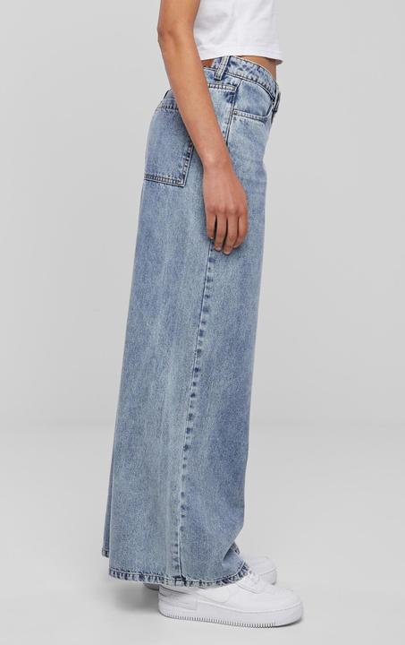 Produktbild Urban Classics Ladies Mid Waist Wide Denim (29)