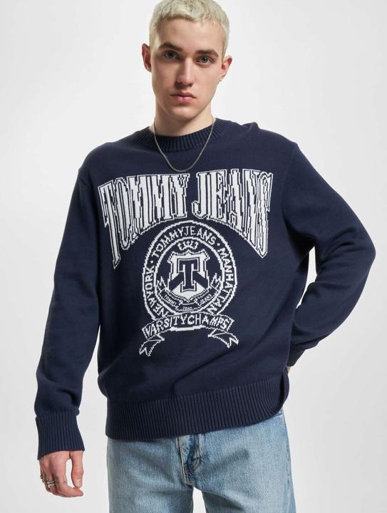 Immagine prodotto Tommy Hilfiger Tommy Jeans Maglione rilassato in maglia jacquard Varsity - 88647 (S)