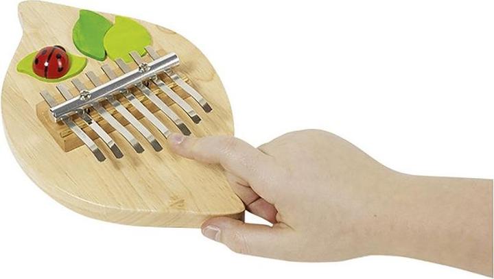 Actual product image Goki Kalimba ladybird (German, French, Italian, English)