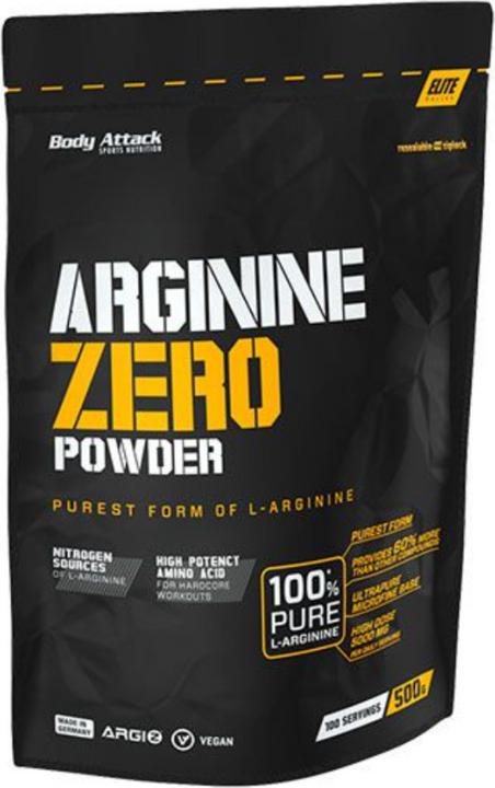 Actual product image Body Attack Arginine Zero (500g bag) (Neutral, 1 pcs., 500 g)