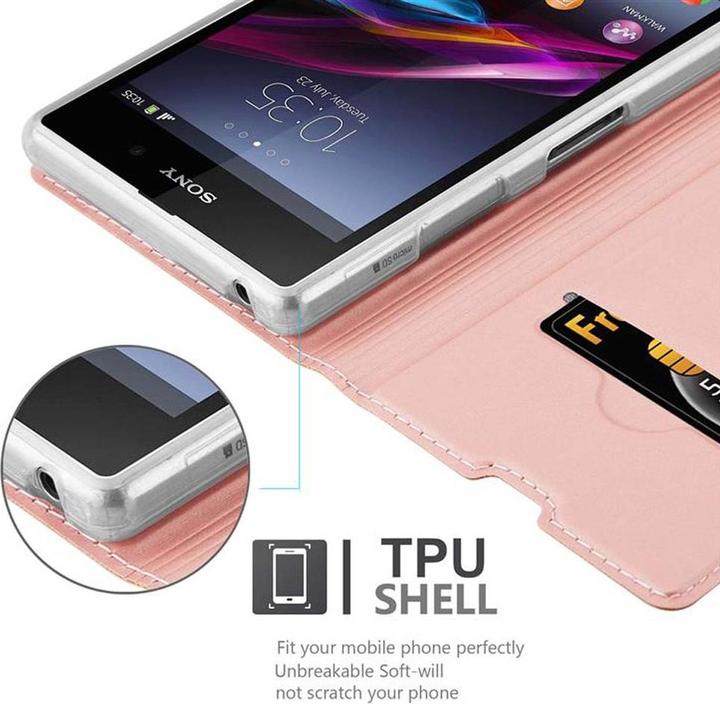 Actual product image Cadorabo Book Classy Style Cover (Sony Xperia Z1)