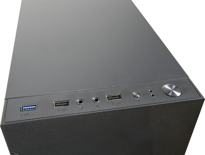 Actual product image Intertech Midi A-303 Slant (ATX, Mini-ITX)