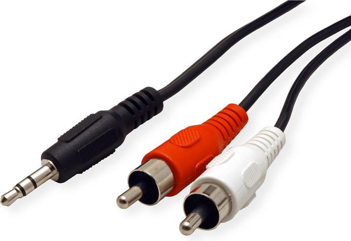 Produktbild Roline Stereo-Klinke - Stereo-Cinch (10 m, 3.5mm Klinke (AUX), Cinch)