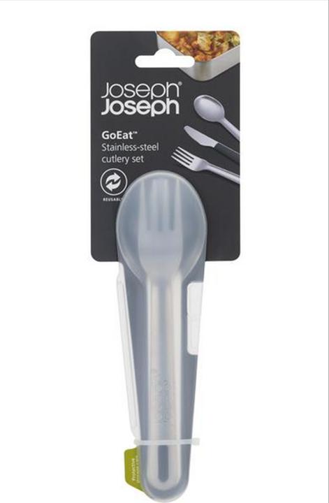 Immagine prodotto Joseph Joseph GoEat, Besteckset edelstahl, 18cm (1 Pezzo/i, Coltello, Forcone, Set di posate)