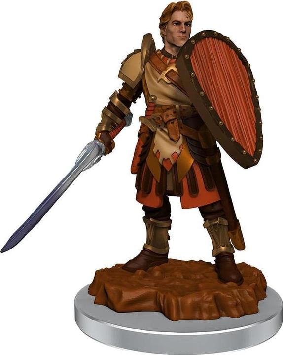 Actual product image Wizkids D&D Nolzur's Marvelous Miniatures pack 2 miniatures à peindre Human Fighters