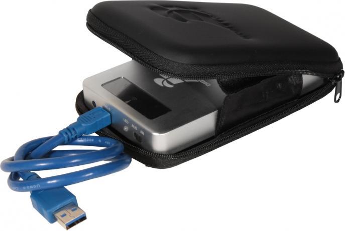 Produktbild Digittrade RS256 1TB RFID Security externe SSD - 256-Bit AES Verschluesselung 6,35cm 2,5Zoll Alu-Gehaeuse An... (1000 GB)