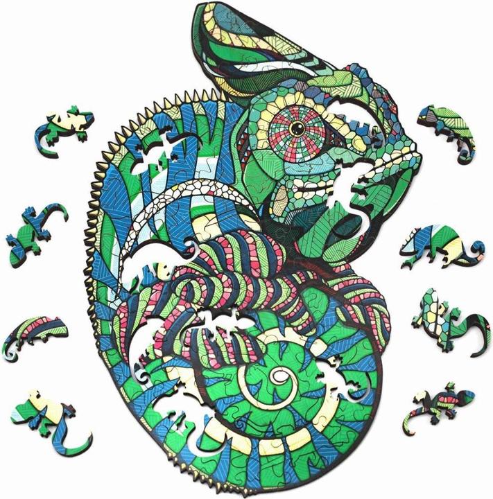 Actual product image Eco Wood Art Kameleon (111 pieces)
