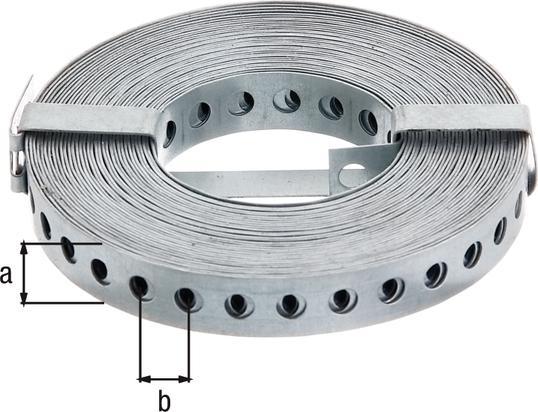 Produktbild Alberts Lochband 17 mm x 10 m, verzinkt (17 mm)