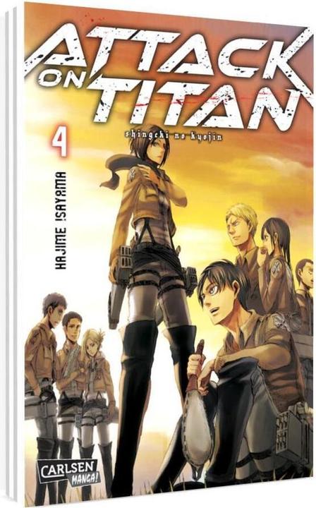 Produktbild Attack on Titan, Band 4 (Deutsch, Hajime Isayama, 2014)