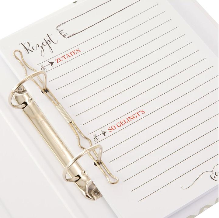 Actual product image Goldbuch Notebook for Recipes Homemade 21 x 22 cm (21 x 22 cm, Lined, Hardcover)