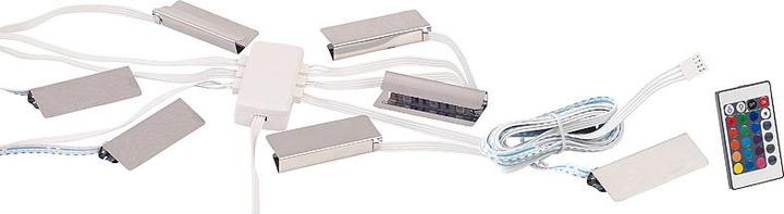 Produktbild Lunartec 4er-Set LED-Glasbodenbeleuchtung
