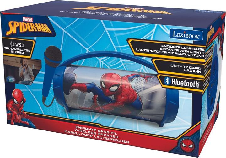 Actual product image Lexibook Spider-Man Bluetooth speaker with microphone