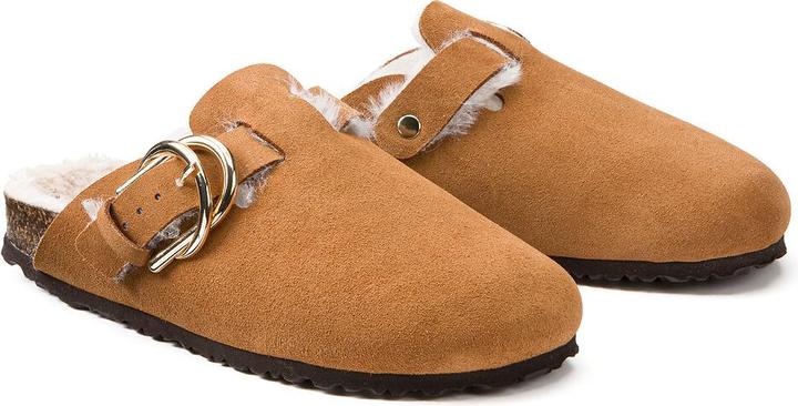 Image du produit La Redoute Collections Mules en cuir velours (36)