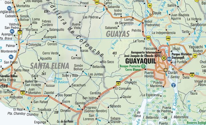 Produktbild Ecuador 1 : 1 000 000 1000000