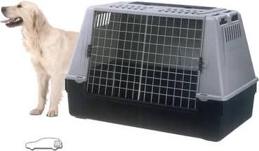 Immagine prodotto Ferplast Casella di trasporto auto Atlas (Cane, Gatto, Chiudibile a chiave, Traspirante)