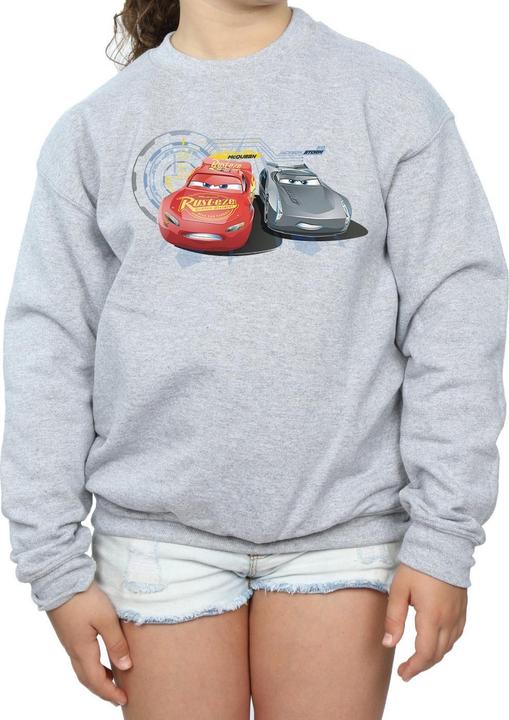 Immagine prodotto Disney Cars Lightning Vs Storm Felpa Ragazze (140, 146)