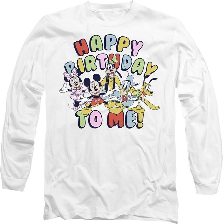 Immagine prodotto Mickey Mouse Happy Birthday To Me! Maglietta Adulto Unisex (S)