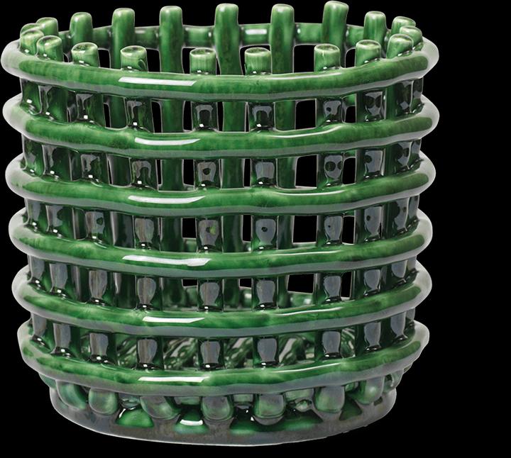 Actual product image Ferm Living Ceramic Basket (1 x, Ø 16 x 14.5 cm)