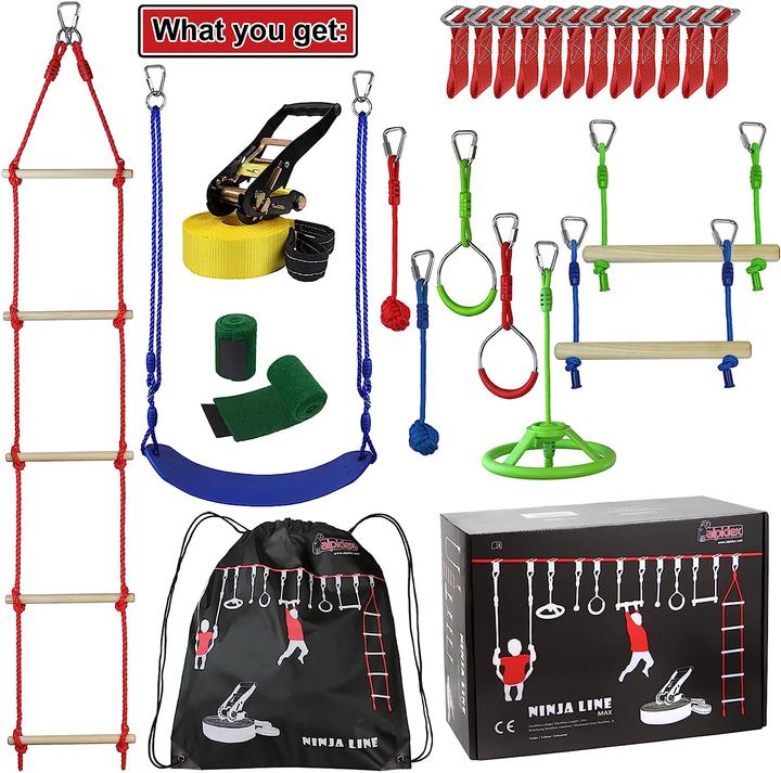 Produktbild Alpidex Ninja Line Warrior Parcours Max (15 m)