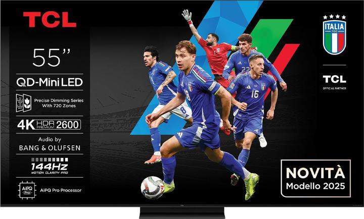 Produktbild TCL 55C7K (55", Mini-LED, 4K, 2025)
