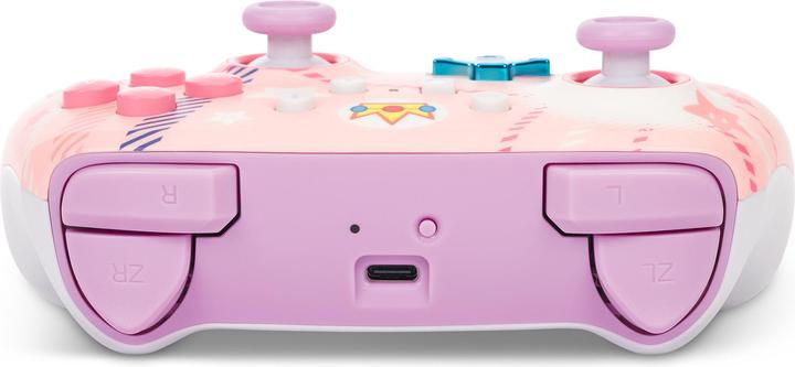 Produktbild PowerA Enhanced Wireless Controller Princess Peach Plaid (Switch OLED, Switch Lite, Switch)