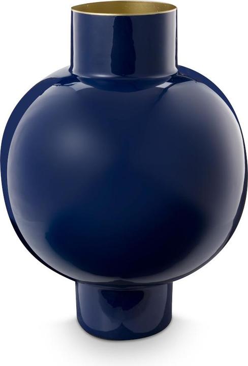 Image du produit PIP Studio Vase en métal grand Royal blue 31,5x42cm (1 x)