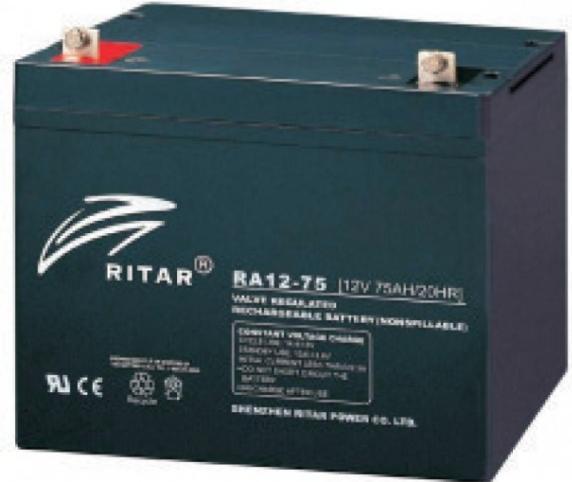 Ritar AGM Batterien RA12-75D (12 V, 75 Ah)