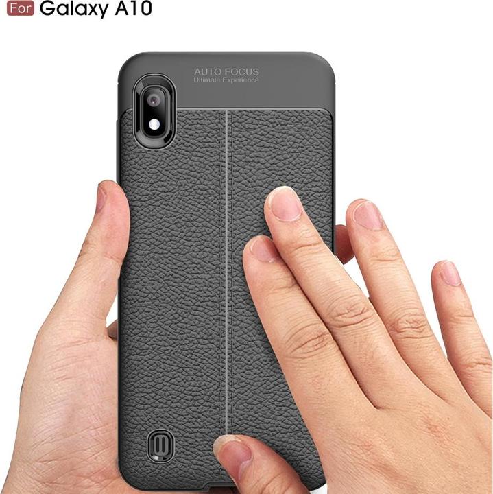 Produktbild Screenguard Samsung Galaxy A10 Hülle Leather Design TPU Cover (Samsung Galaxy A10)