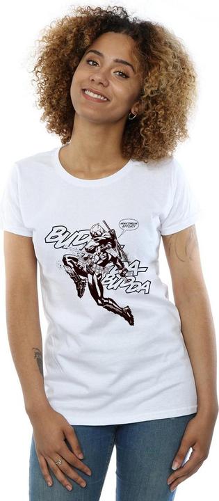 Actual product image Womens/Ladies Deadpool Budda Budda Cotton T-Shirt (S)