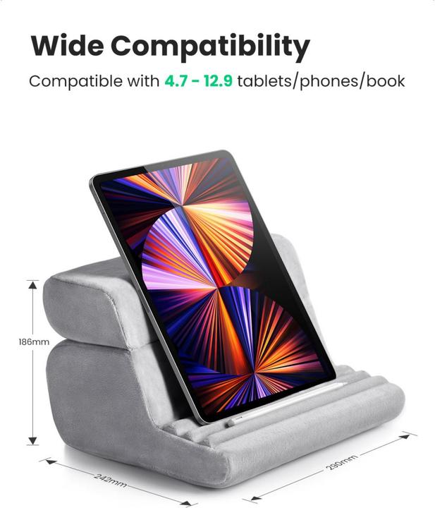 Produktbild Ugreen velor foldable tablet phone stand gray (60646 LP473)