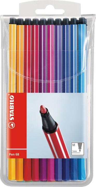 Actual product image STABILO Pen 68 Premium felt-tip pen (Multicoloured, 20 x)