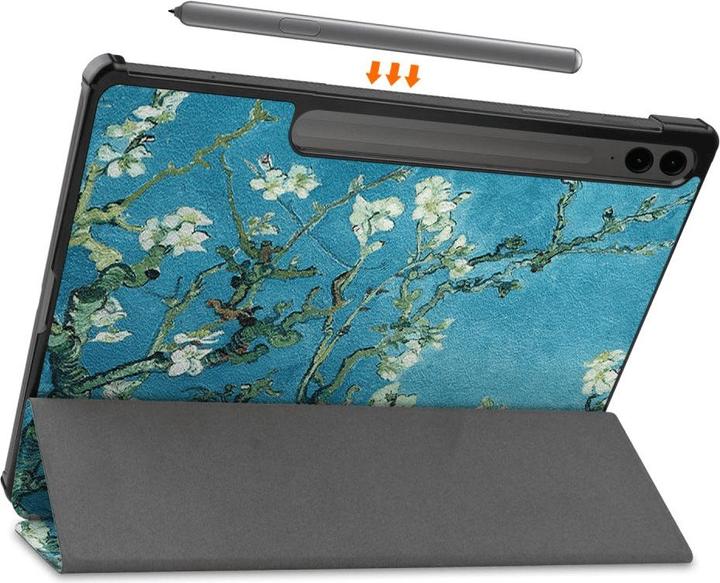 Produktbild Cover-Discount Galaxy Tab S9 FE+ - Tri-fold Smart Case Blüten (Galaxy Tab S9 FE+)