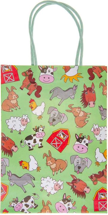 Actual product image LG-Imports Geschenktüte Nutztiere (Gift bag, 12 x)