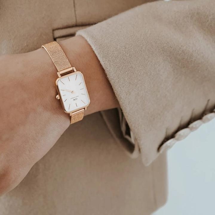 Immagine prodotto Daniel Wellington Quadro Melrose Bianco (Orologio da polso analogico, 20 mm)