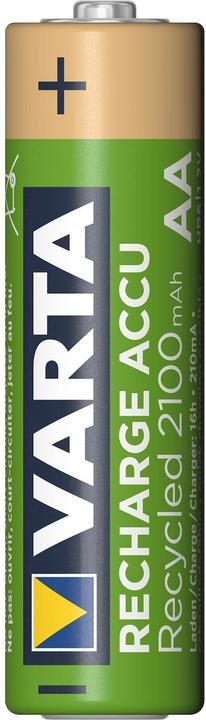 Image du produit Varta Recharge Accu Recyclé (4 pcs, AA, 2100 mAh)