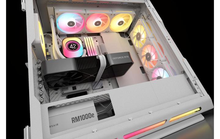Actual product image Corsair PSU RMe White 1000W 80+Gold FM ATX3.1 2025 (1000 W)