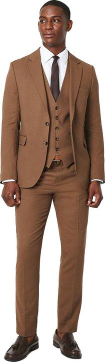 Actual product image Burton Mens Weave Plain Slim Suit Trousers (30)