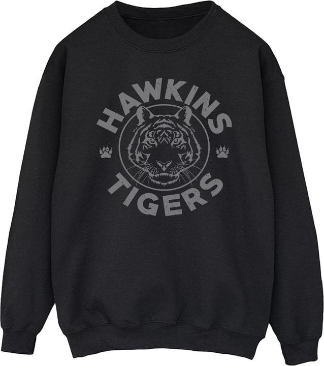 Netflix Stranger Things Hawkins Grey Tiger Sweatshirt
