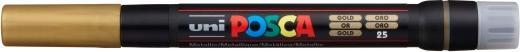 Actual product image Posca Brush tip marker (Gold, 10 mm, 1 x)