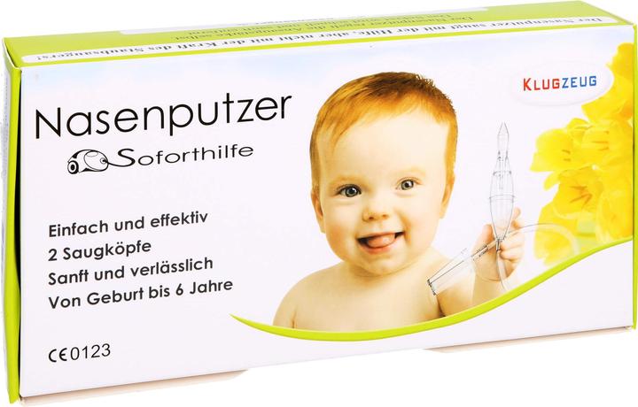 Produktbild Klugzeug Nasenputzer Soforthilfe Nasensauger, 1 St