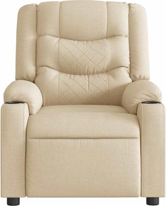Produktbild VidaXL Massagesessel Creme Stoff