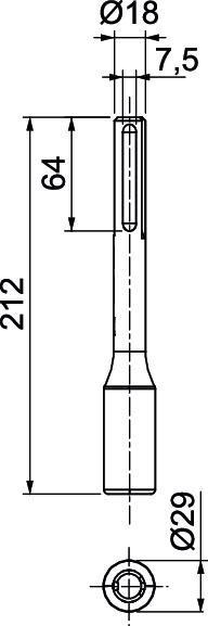 Actual product image OBO Bettermann OBO 2536/25 Hammer insert 25mm
