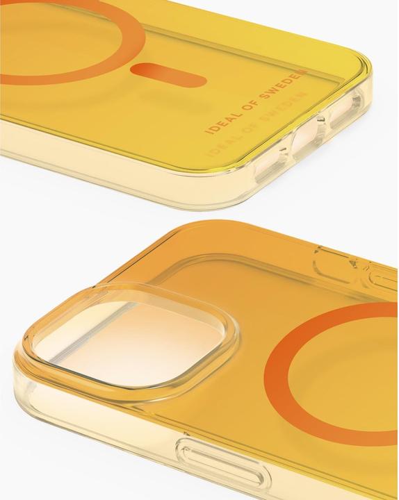 Actual product image iDeal Of Sweden Mobiili tagakaas iPhone 13/14 Magsafe Clear Case, Orange Spritz (Apple iPhone 13)