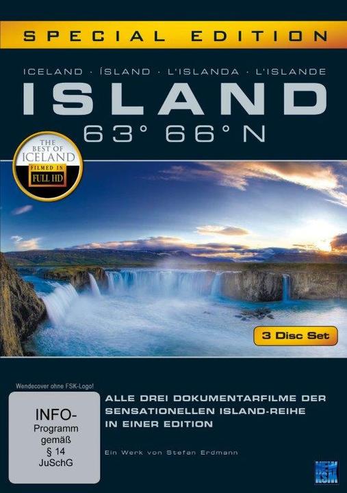 Image du produit Islande 63° 66° N Édition spéciale (DVD, 2015, Allemand, Anglais)
