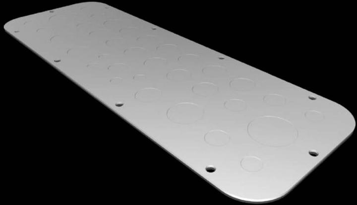 Rittal Metal flange plate